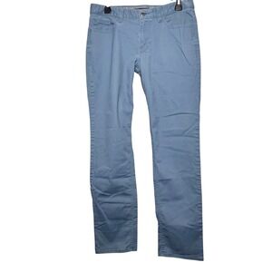 Blue MK Chinos Michael Kors Parker Slim Fit Chinos‎ Pants Womens Medium 10